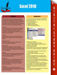 Title: Excel 2010, Author: Pamphlet Master