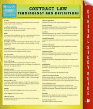 Title: Contract Law Terminology and Definitions (Speedy Study Guide), Author: Speedy Publishing