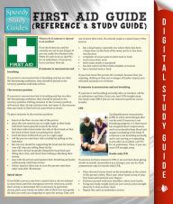 Title: First Aid Guide (Reference & Study Guide) (Speedy Study Guide), Author: Speedy Publishing