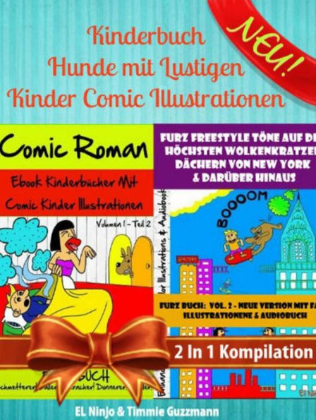 Kinderbuch Mit Hund - Lustige Bilderbücher mit Furz Geschichten: Furz Buch: Volumen 1 Teil 2 + Volumen 2 - Box Set