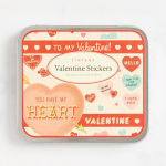 Alternative view 1 of Valentine's Day Sticker Tin