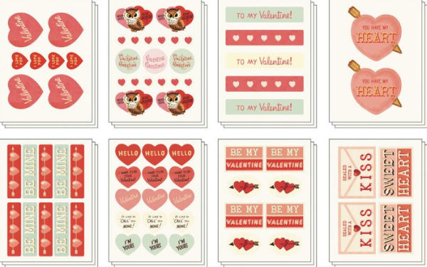 Valentine's Day Sticker Tin