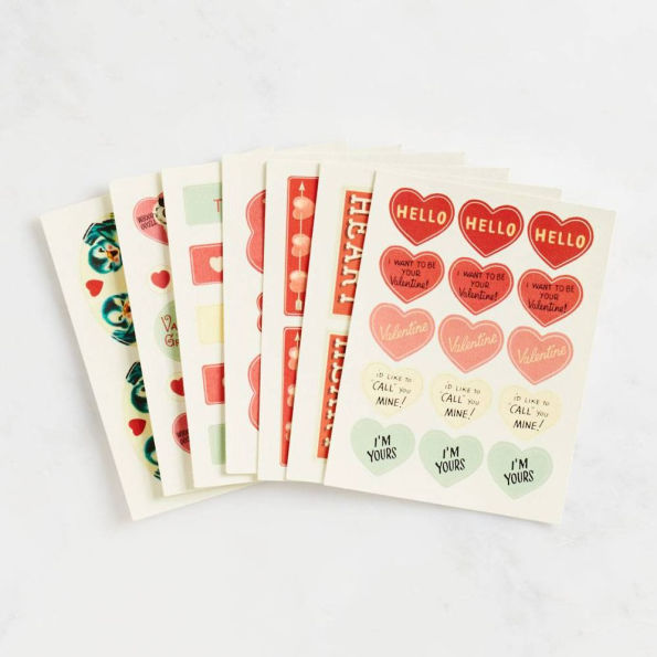 Valentine's Day Sticker Tin