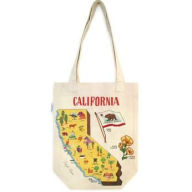 Title: Cavallini Tote Bag - California