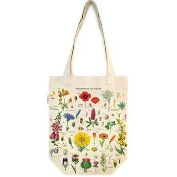 Cavallini Tote Bag - Wildflowers