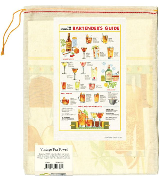 Bartender's Guide Tea Towel
