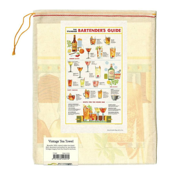 Bartender's Guide Tea Towel