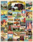 Alternative view 4 of Cavallini & Co - National Parks 1,000 Piece Jigsaw Puzzle