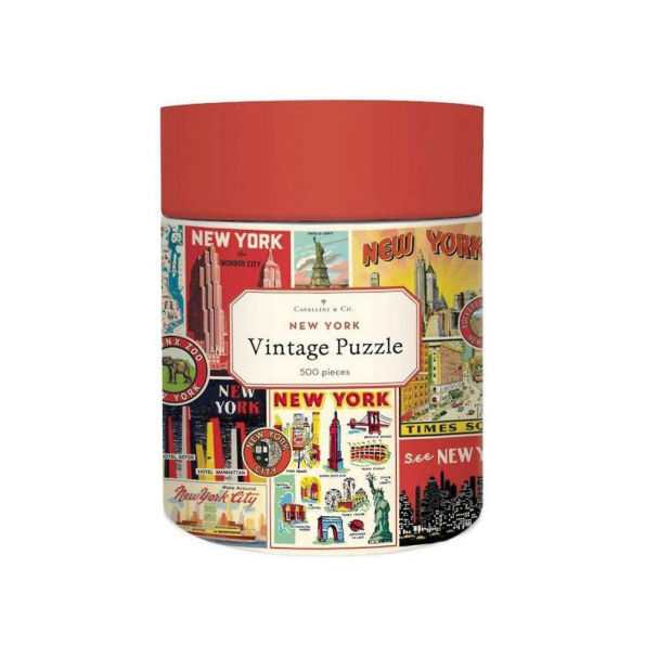 Cavallini & Co - New York City 500 Piece Jigsaw Puzzle