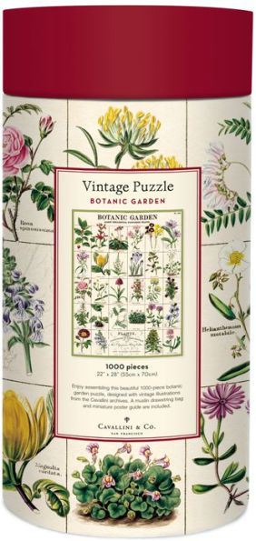 Cavallini & Co - Botanic Garden 1000 Piece Jigsaw Puzzle