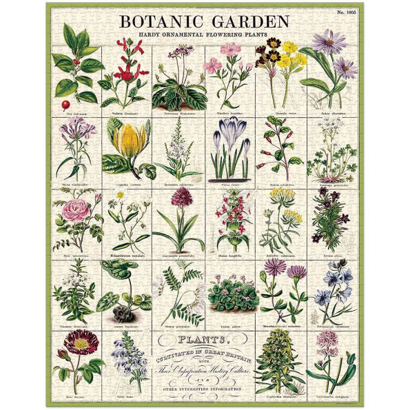 Cavallini & Co - Botanic Garden 1000 Piece Jigsaw Puzzle