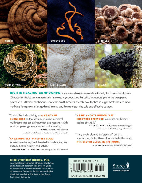 Christopher Hobbs's Medicinal Mushrooms: The Essential Guide: Boost Immunity, Improve Memory, Fight Cancer, Stop Infection, and Expand Your Consciousness
