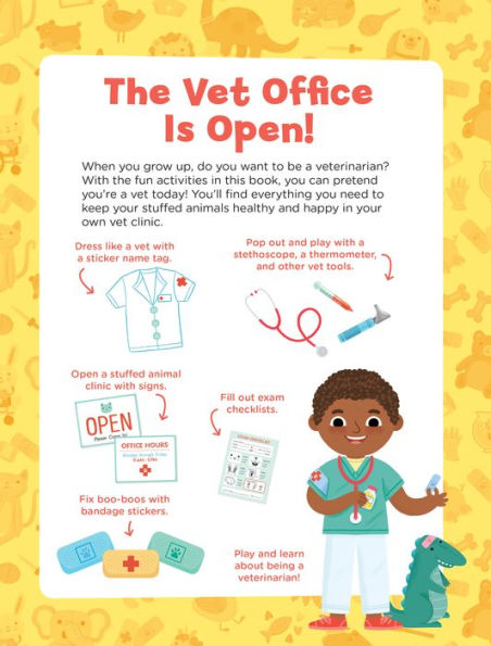 I Want to Be a Vet Activity Book: 100 Stickers & Pop-Outs