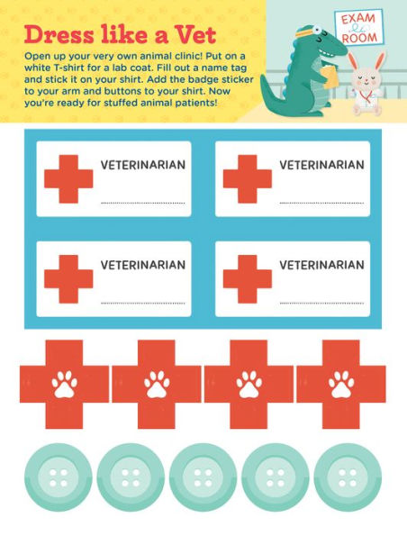 I Want to Be a Vet Activity Book: 100 Stickers & Pop-Outs