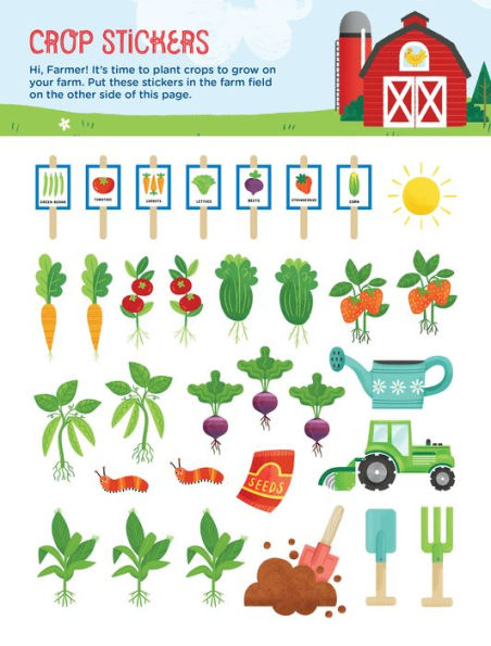 I Want to Be a Farmer Activity Book: 100 Stickers & Pop-Outs