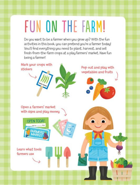 I Want to Be a Farmer Activity Book: 100 Stickers & Pop-Outs