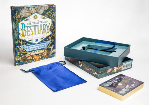 The Illustrated Bestiary Collectible Box Set: Guidance and Rituals from 36 Inspiring Animals; Includes Hardcover Book, Deluxe Oracle Card Set, and Carrying Pouch