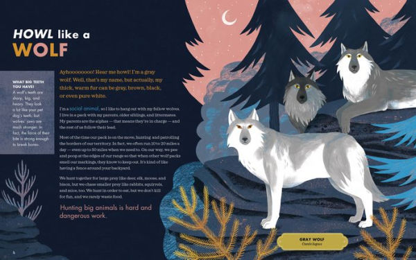 Howl like a Wolf!: Learn about 13 Wild Animals and Explore Their Lives through Creative Play Activities