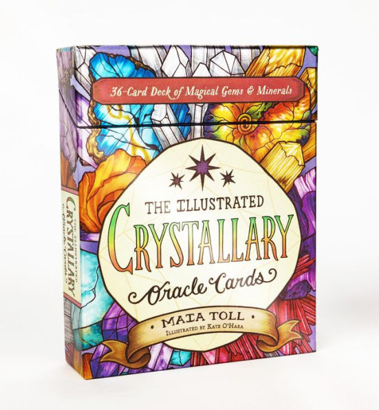 The Illustrated Crystallary Oracle Cards: 36-Card Deck of Magical Gems & Minerals