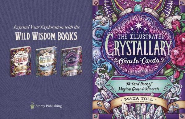 The Illustrated Crystallary Oracle Cards: 36-Card Deck of Magical Gems & Minerals