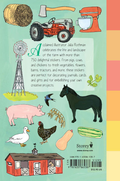Farm Anatomy Sticker Book: A Julia Rothman Creation; More than 750 Stickers