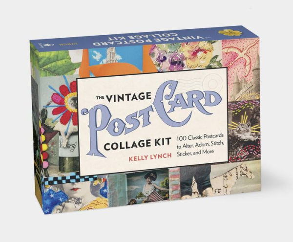 The Vintage Postcard Collage Kit: 100 Classic Postcards to Alter, Adorn, Stitch, Sticker, and More