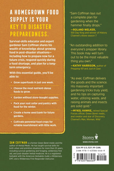 Survival Gardening: Grow Your Own Emergency Food Supply, from Seed to Root Cellar