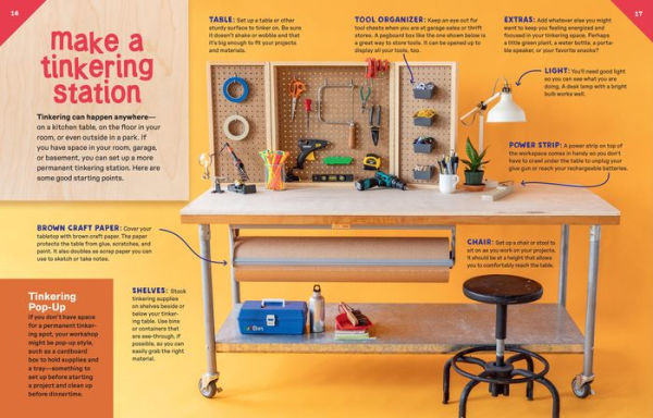 The Tinkering Workshop: Explore, Invent & Build with Everyday Materials; 100 Hands-On STEAM Projects