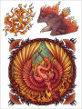 Alternative view 4 of Maia Toll's Wild Wisdom Tattoos: 60 Temporary Tattoos plus 10 Collectible Guided-Ritual Cards