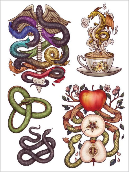 Maia Toll's Wild Wisdom Tattoos: 60 Temporary Tattoos plus 10 Collectible Guided-Ritual Cards