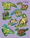 Alternative view 2 of The World of Dinosaurs Sticker Poster: Includes a Big 15