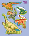 Alternative view 3 of The World of Dinosaurs Sticker Poster: Includes a Big 15