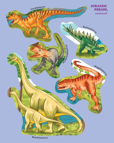 The World of Dinosaurs Sticker Poster: Includes a Big 15