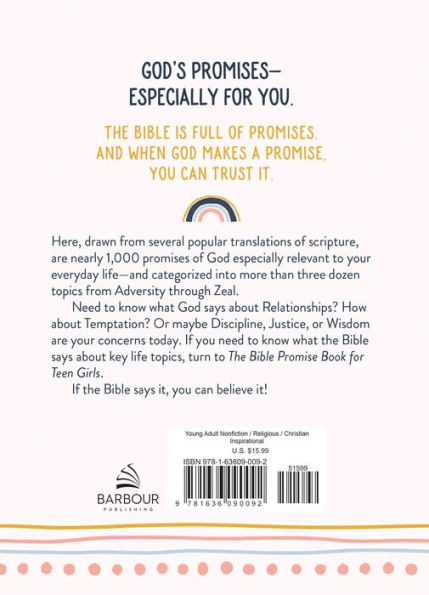 The Bible Promise Book for Teen Girls