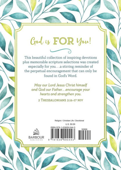 God Is FOR You: 180 Devotions to Lift a Woman's Spirit