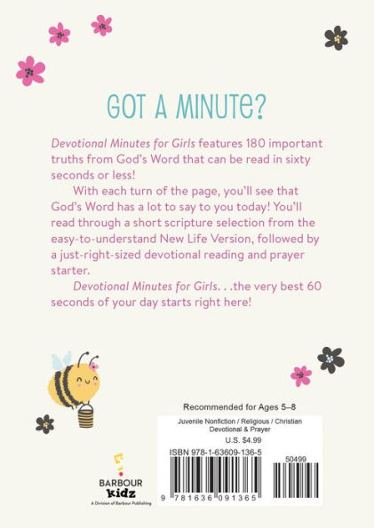 Devotional Minutes for Girls: Inspiration from God's Word