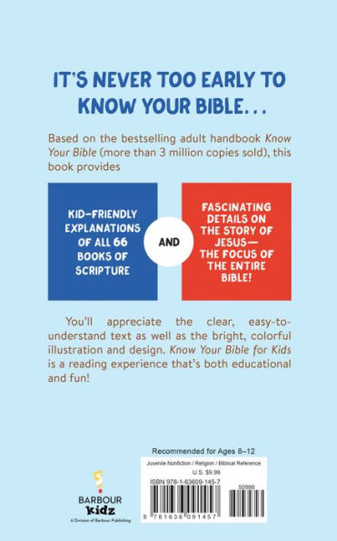 Know Your Bible for Kids: The 66 Books and All about Jesus