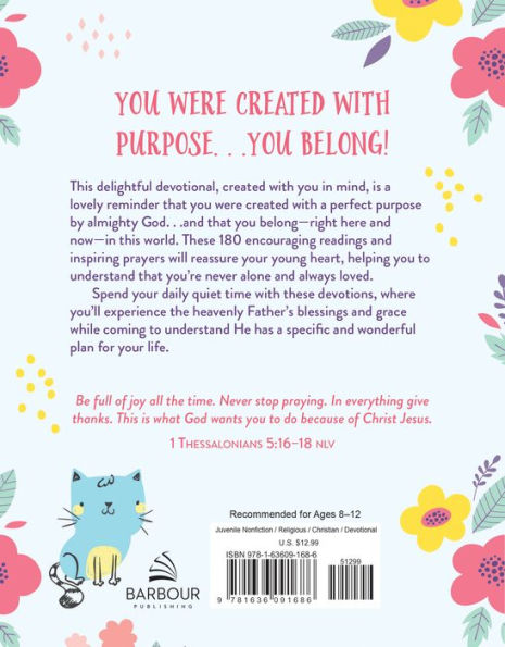 You Belong (girl): Devotions and Prayers for a Girl's Heart