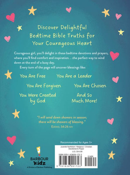 Bedtime Blessings and Prayers for Courageous Girls: Read-Aloud Devotions