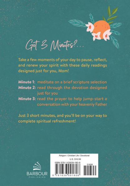 3-Minute Daily Devotions for Moms: 365 Encouraging Readings