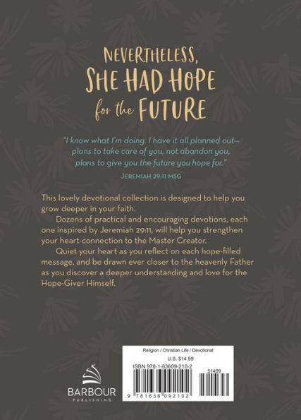 Nevertheless, She Had Hope for the Future: Inspiring Devotions and Prayers for Women