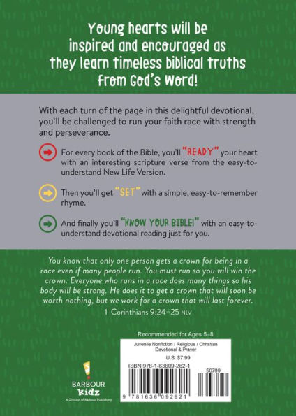 Ready, Set, Know Your Bible!: Inspiring Devotions for Kids