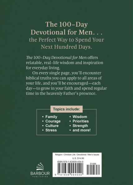 The 100-Day Devotional for Men