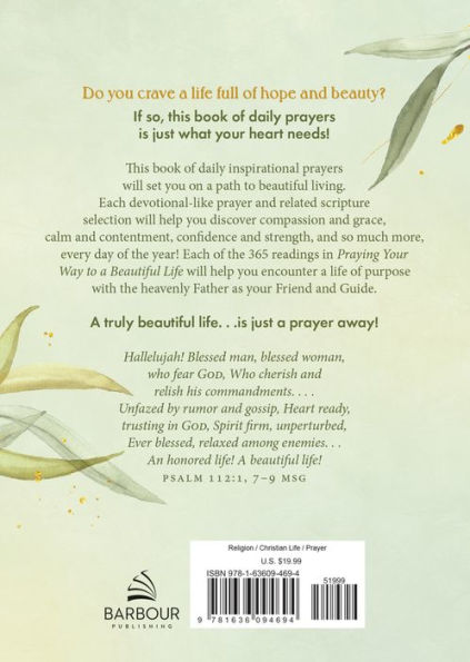 Praying Your Way to a Beautiful Life: Daily Prayers for Women