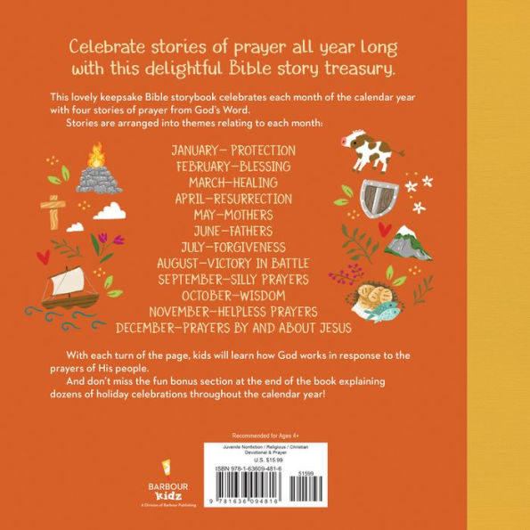 A Year of Bible Prayers: A Treasury of 48 Prayer Stories from God's Word