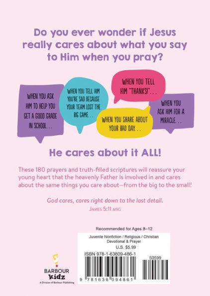 It All Matters to Jesus (girls): Prayers for Girls