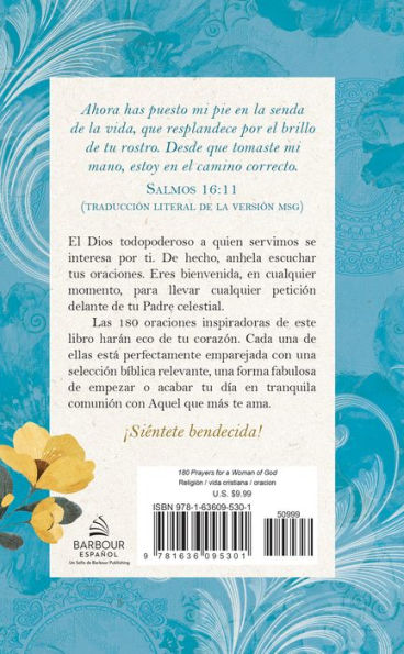 180 oraciones para una mujer de Dios