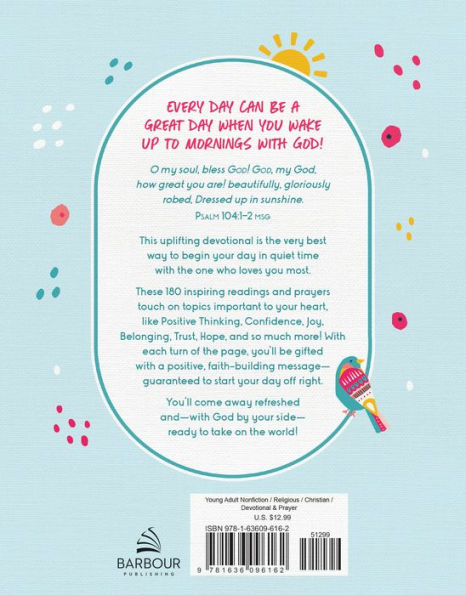 Mornings with God for Teen Girls: Devotions and Prayers for Great Days!