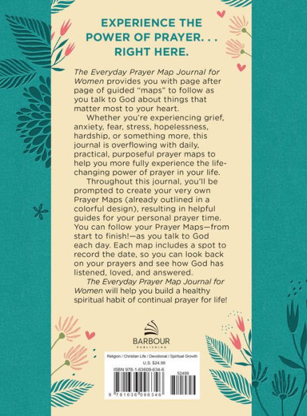 The Everyday Prayer Map Journal for Women: Devotional Inspiration Plus Prayer Maps