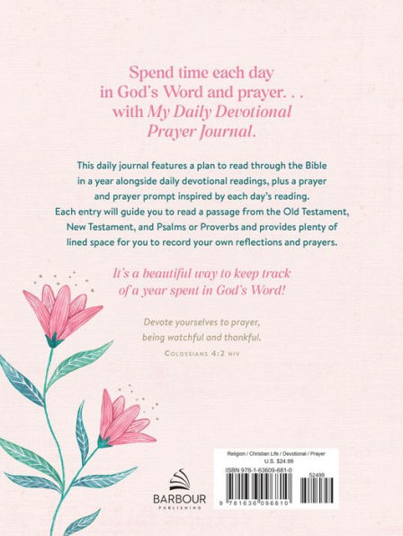 My Daily Devotional Prayer Journal: A 365-Day Scripture Reading Plan and Devotional for Women